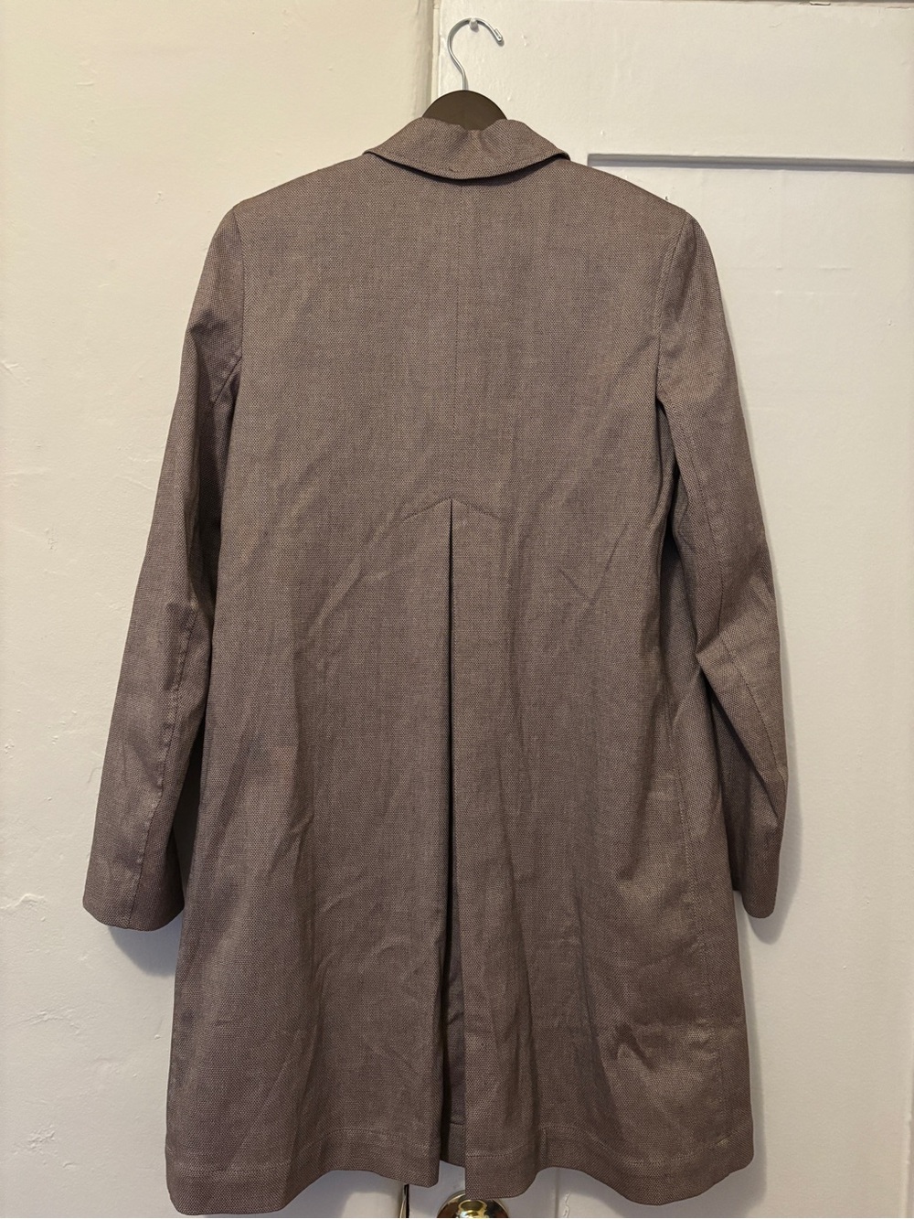 Theory Women's Taupe Trench Coat - Picture 5 of 8